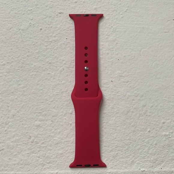 Rose Red Apple Watch Replacement Band - Picture 3 of 3